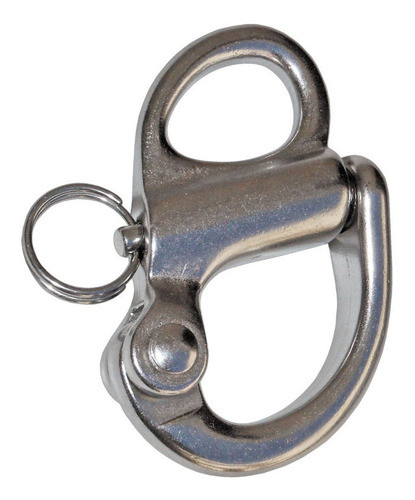 Mosquetón Gancho Automático Acero Inox Fijo Nº 1 Largo 52mm 0