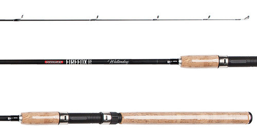 Caña De Pescar Waterdog Firefox 3,3m Ideal Pejerrey Grafito 0