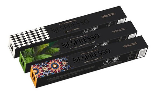 3 Cajas 10 Capsulas Nespresso New World Exploration Espresso 0