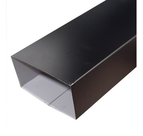 Caño 2x4 Pulgadas Chapa 5x10 Cms Pintado Negro Bajada 0