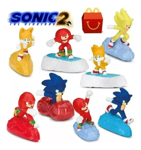 Sonic 2 Colección Mc Donalds 2022 Completa 0
