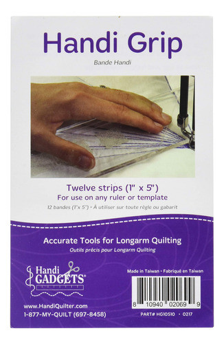 Tiras Adhesivas Handi Grip 12 Tiras Transparentes De 1 Pulga 0