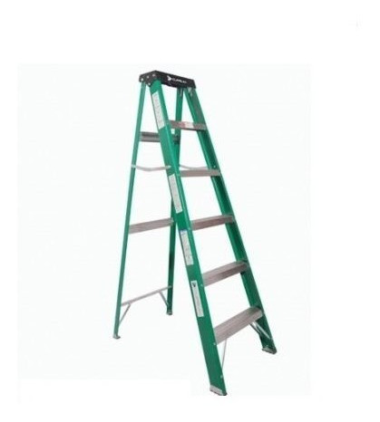 Escalera Cuprum Tijera Fibra De Vidrio 8 Peld. 2.44m - Ynter 0