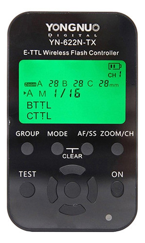 Radio Controlador Yongnuo Yn 622 Tx Ettl Para Nikon 0
