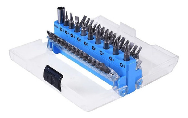 Set Juego Puntas Gamma Atornillador Estuche Kit 40pz Taladro 0