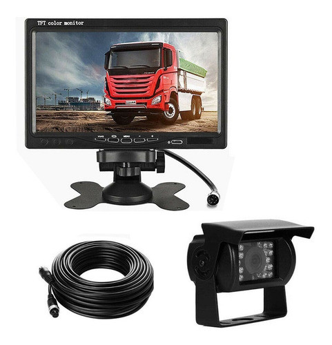 Camara Reversa Cableado 15m 7 PuLG Camion Etc Ph Ventas 0