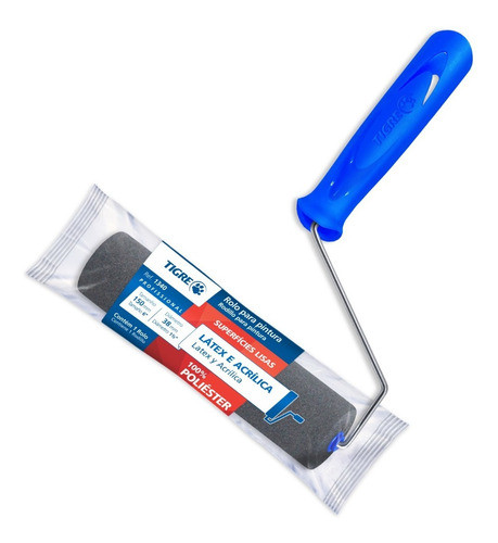 Rodillo Pintura Mini Espuma Poliéster Premium Tigre 15cm X48 0