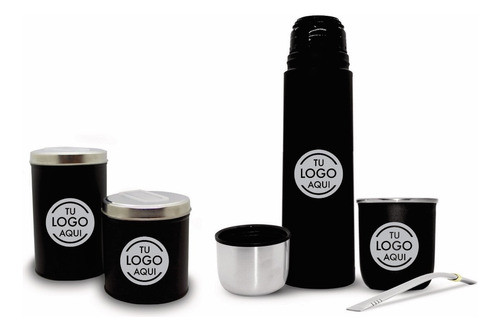 X5 Personalizado Set Mate 1l+ Yerbero Azuca 0