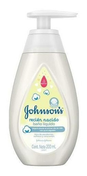J&j  Baño Liquido Rec Nacido 200 Ml 0