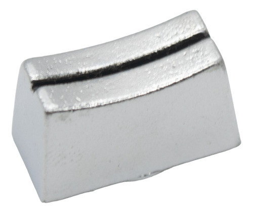 5 Perillas Potenciometro Deslizable Consola 18x9x10 Cromada 0