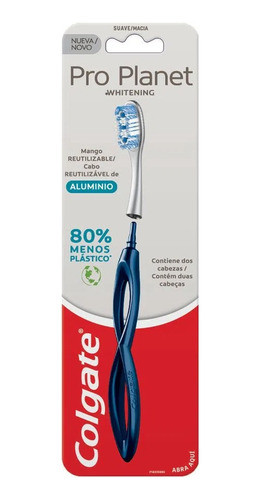 Cepillo Dental Colgate Proplanet Mango Reutilizable Aluminio 0