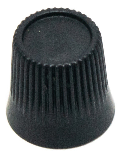 2 Perillas Potenciometro D10:h10 Eje 4mm 1/2 Caña Negra 0