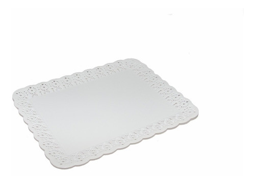 Bandeja Plástica Con Blonda Para Masas 2kg(29x36) X 10 Unid. 0