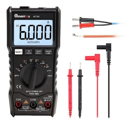 Tester Multimetro Autorango Mustool 0