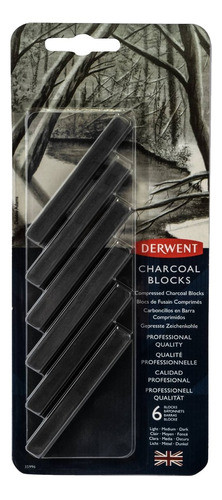 Derwent Bloques De Carbonilla Charcoal Comprimida X 6 0