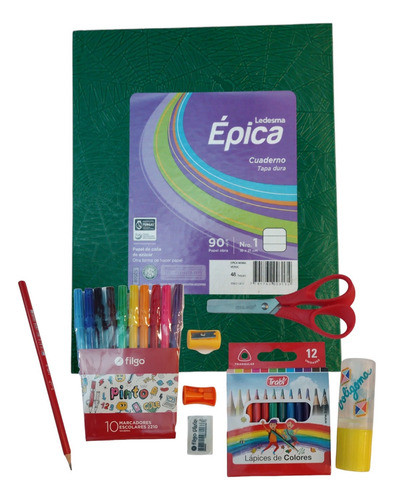 Kit Escolar Primaria Con Cuaderno N1 By Cley.ba 0