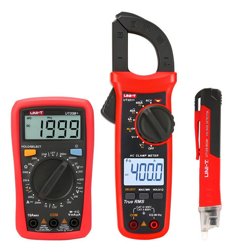 Uni-t Pinza Amperometrica 201+ Multimetro 33b+ Detector 12s 0