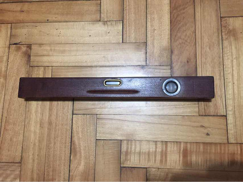 Antiguo Nivel De Burbuja. Década Del 60. Restaurado 0