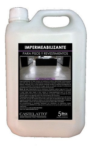 Laca Poliuretanica Pisos Alisados De Cemento 5lt Rinde 25 M2 0