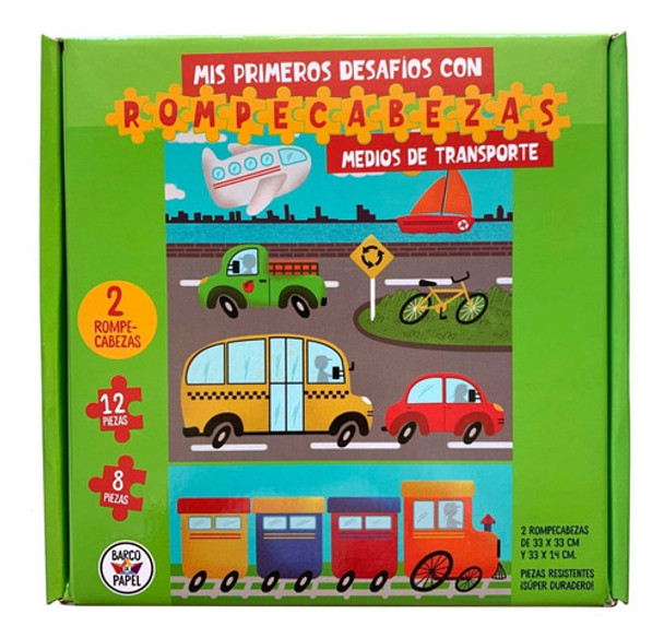 Rompecabezas Primeros Desafíos Medios Transporte 2 Puzzles 0