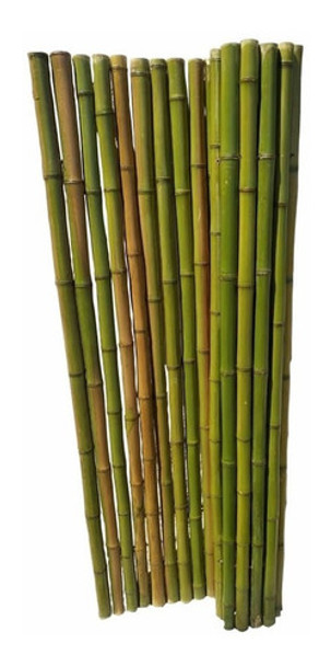 Cerco De Caña Natural Barnizada Tacuara De 1m X 1.2 De Alto 0