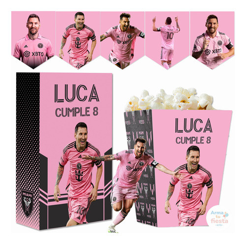 Kit Imprimible Inter De Miami Messi Personalizado 0