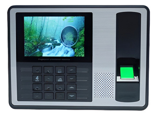 Portátil 4 Pulgadas Biométrica Huella Digital Tiempo Grabado 0
