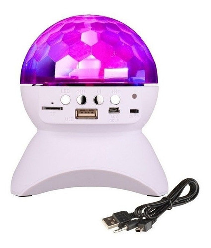 Esfera Portátil Led Con Parlante Bluetooth 0