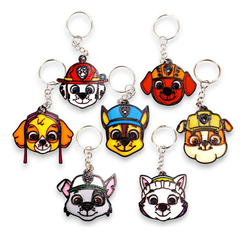 Paw Patrol Llaveros X40 Unidades Chase Skye Marshall Rubble 0