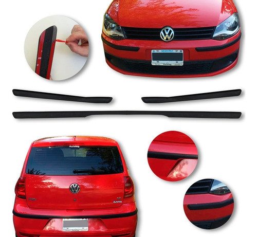 Fox 2010 / 2014 Protector De Paragolpes Kenny Con 3m 0