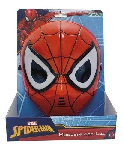 Mascara Spiderman Con Luz Spiderman Juguete Ditoys 2488 0