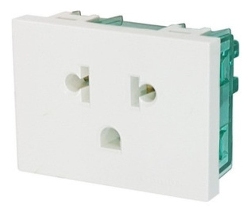 Mod. Enchufe Toma Euro Americ.10a Blanco 0