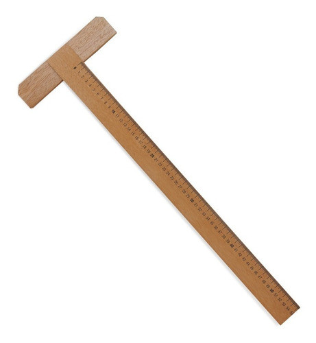 Regla T  Mdf Plastificada  55cms. - Mosca 0