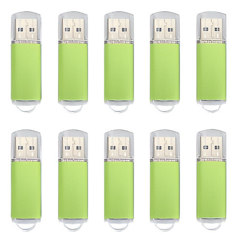 10pcs Usb 2,0 Unidades Flash 1gb Almacenamiento Flash Thumb 0