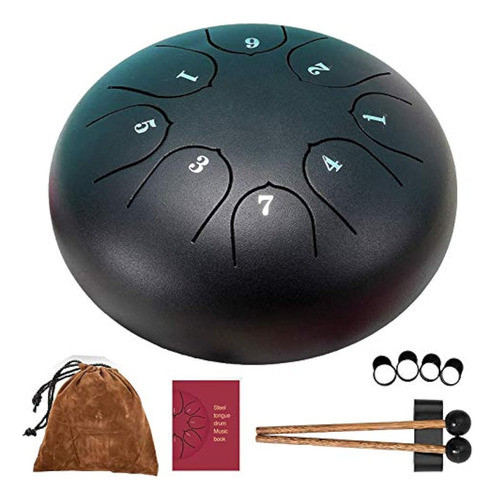 Tambor De Lengua De Acero Mejorado, 8 Notas De 6 0