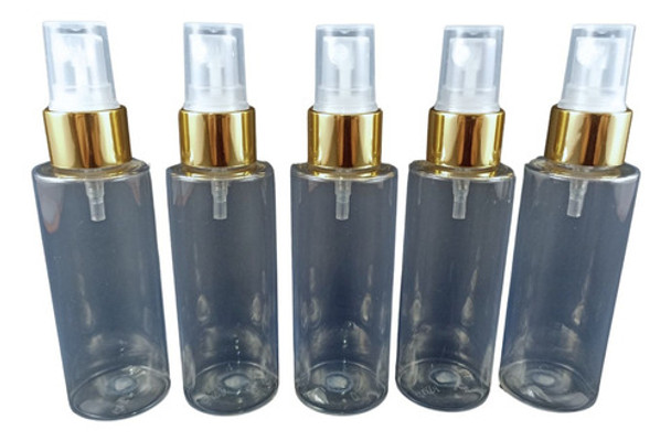 Envase Pet 60ml Con Spray Metal Dorado (x 15 Unidades) 0