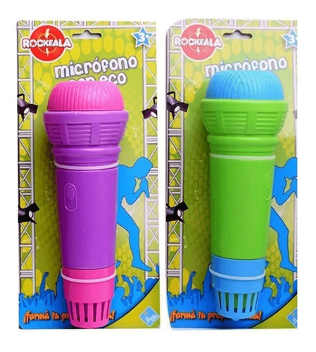 Microfono De Juguete Con Eco Rockeala El Duende Azul 0