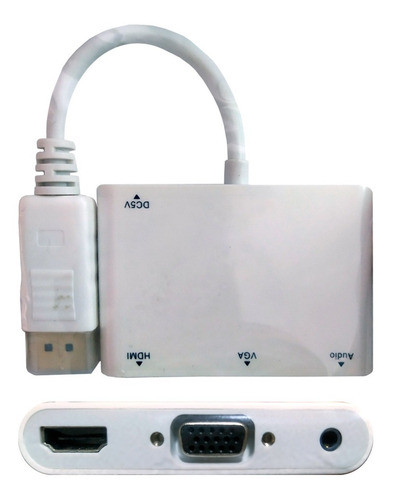 Adaptador Display Port A Vga Y Hdmi Netmak Nm-c96 0