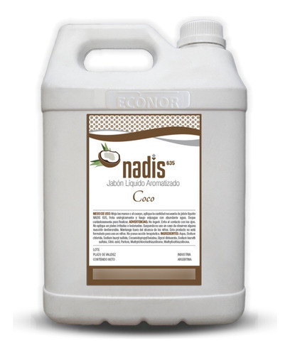 Econor Gr-635 Jabon Liquido Coco X 5lts 0