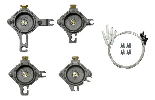 Juego Copas Eitar Con Tornillos + Tuercas + Bujias Con Clip 0