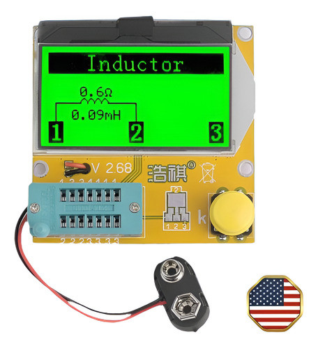 Mega328 Lcr-t3 Transistor Tester Diodo Triodo Capacitancia L 0