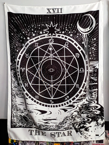Tapiz Tarot The Star Pb - Médio 0