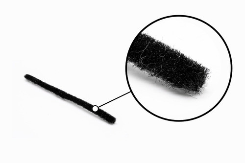 300 Mts Burlete De Felpa Para Abertura En Aluminio De 7x4,5 0