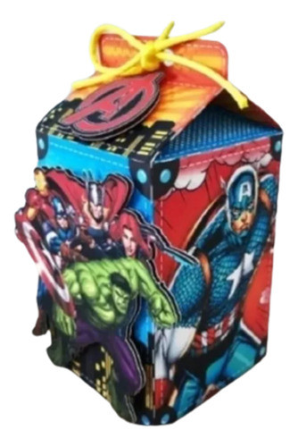 15 Cajitas En 3d De Los Vengadores 0