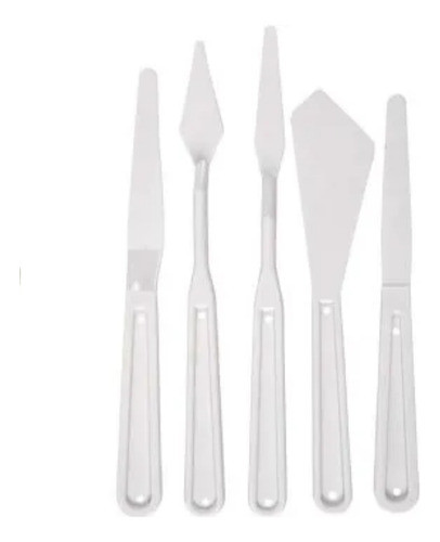 Kit Modelado X 5 Espatula De Plastico P/ Ceramica Lefemme 0