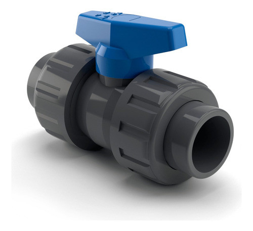 Llave De Paso Válvula Esférica Doble Unión Sin Rosca 40 Duke 0