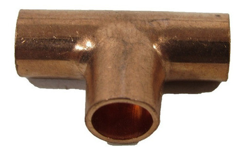 Tee Union Para Soldar Caño De Cobre 1/4 Alef Refrigeracion 0