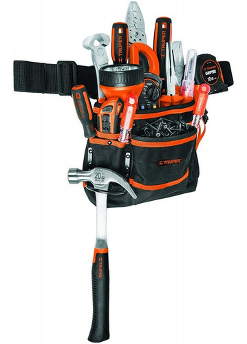 Porta Herramienta 13 Comp C/cinturón Truper Pony-13 Fc 0