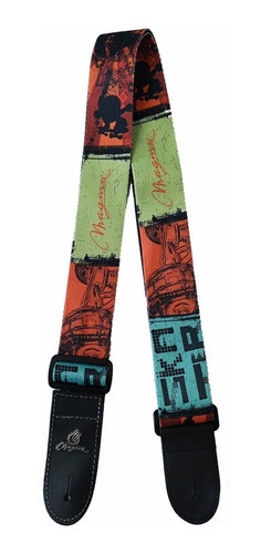 Correa Para Guitarra De Polyester Skater C/logo 0