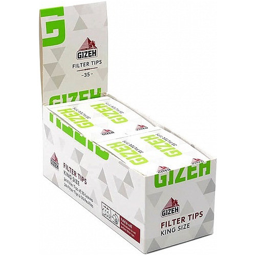 Filtros Tips De Carton Marca Gizeh 35 Unidades 0